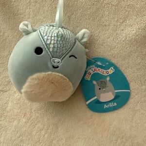 Squishmallows Arilla Light Blue and Cream Plush